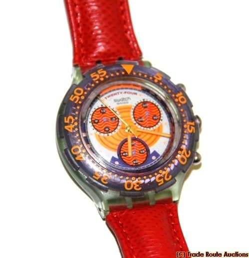 SWATCH - AQUA CHRONO - RED HARBOUR - Clearance SALE - Check other SWATCHES in my list