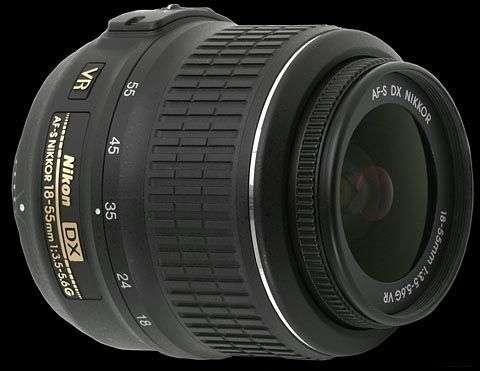 Nikon AF-S DX NIKKOR 18-55mm f/3.5-5.6G VR LENS -- mint condition