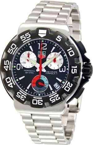 Authentic Tag Heuer Men's F1 Stainless Steel Chronograpth Watch *** TAG HEUER *** CAC1110.BA0850