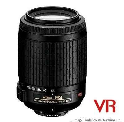 Nikon 55-200mm f/4-5.6G AF-S DX VR Vibration Reduction IF-ED Zoom-Nikkor Lens - CHEAPEST ON BIDORBUY
