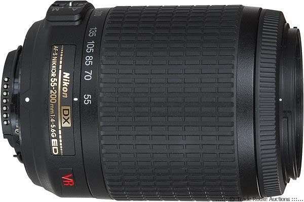 Nikon 55-200mm f/4-5.6G AF-S DX VR Vibration Reduction IF-ED Zoom-Nikkor Lens