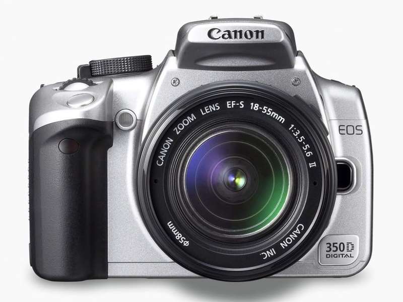Canon EOS 350D Digital SLR camera (SILVER)  WITH 18-55 mm EFS LENS