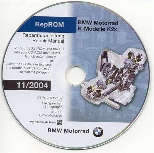 BMW R 1200 Rep-ROM K2x Service Workshop Manuals (RepRom-R-4th Edition) (On DVD by post)