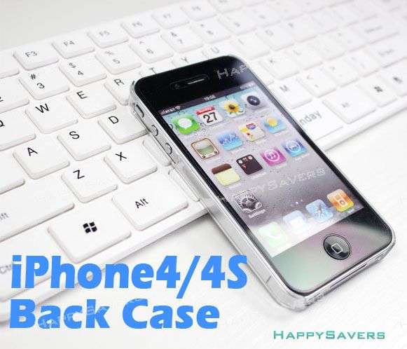 Protective Clear Shell Back Case Cover For iPhone 4 4S Matte