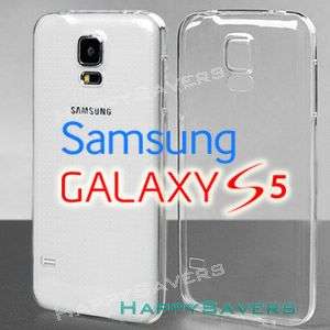 Clear Crystal Transparent Hard Back Case Cover For SamSung Galaxy S5