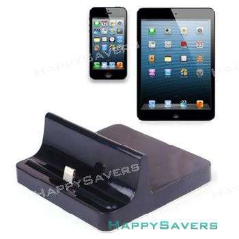 Charging Dock Desktop Stand Station for iPad Mini, iPad 4, iPhone 5/5S, iPod Touch 5 (Lighting)