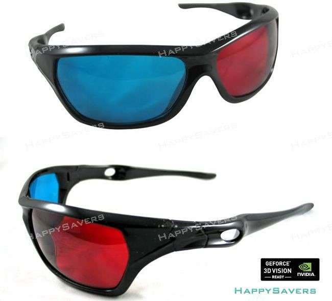 3D Glasses Red Blue for 3D Video Movie Games TV
