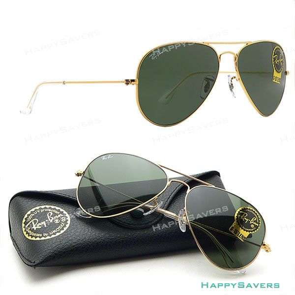 Unisex Ray-Ban RB3025 Aviator Metal Sunglasses - Polarized Lens Available!