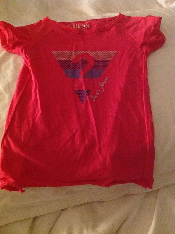 Baby girl Original Guess pink t-shirt in size3years