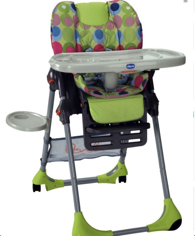 Chicco Polly Double Phase High Feeding Chair Baby 2 in 1
