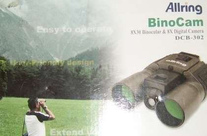 BinoCam 8x30 Binocular & 8x Digital Camera