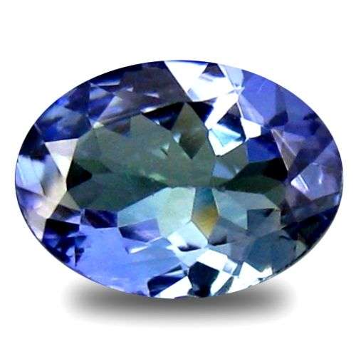 THIS IS A LOVELY 1.41CT. OVAL FACET 100% NATURAL  BLUE TANZANITE