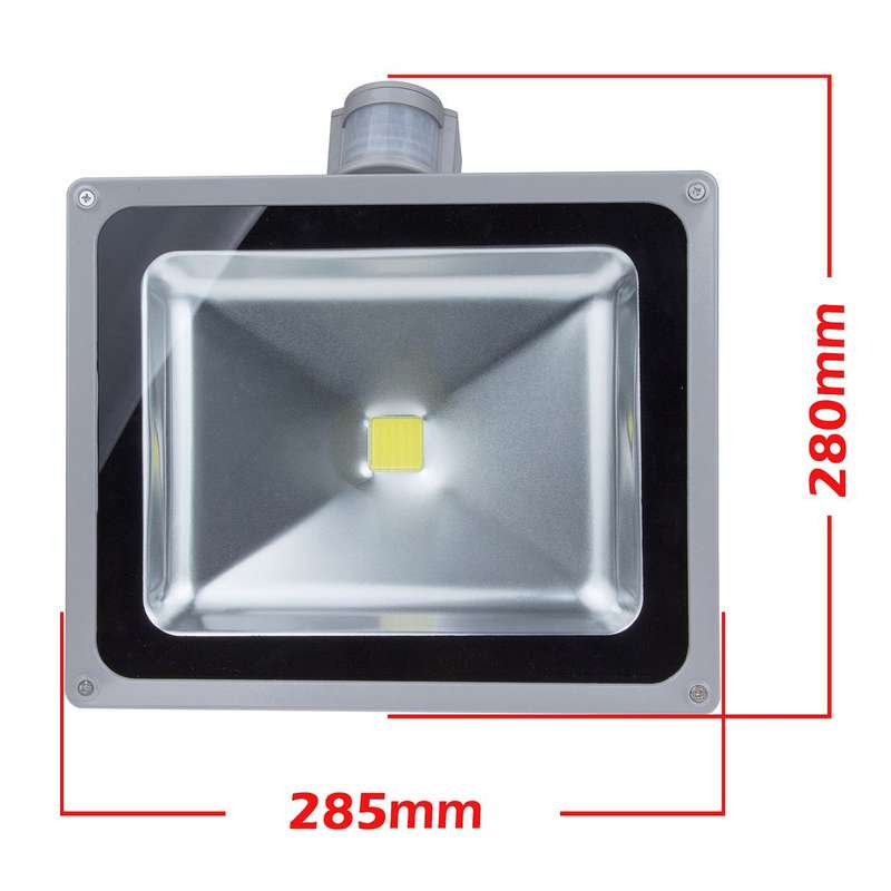 LED FLOODLIGHT 50watt with PIR SENSOR MOTION DETECTOR