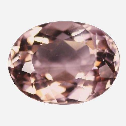 1.95CT. OVAL FACET 100% NATURAL PINK MORGANITE (PINK EMERALD)
