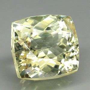 EXQUISITE ANTIQUE FACET 13.70CT. 100% NATURAL TOP NEON YELLOW KUNZITE