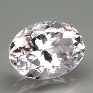 OUTSTANDING GEMSTONE!  6.65CT. OVAL FACET 100% NATURAL TOP SILVER PINK KUNZITE