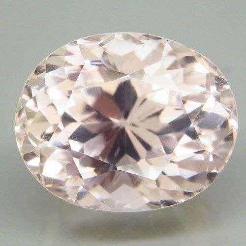 TOP QUALITY GEMSTONES!  10.20CT. OVAL FACET 100%  NATURAL PADPARADSHA COLOUR KUNZITE