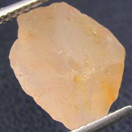 6.93CT. NATURAL ROUGH PEACHY PINK MORGANITE
