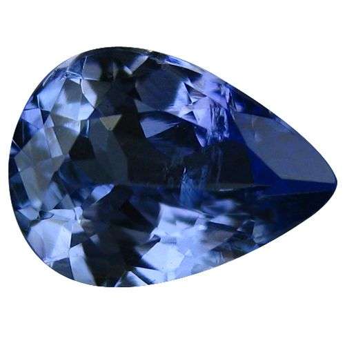 REALLY EXCELLENT FIRE & COLOR!  1.04CT. PEAR FACET  AAA 'D' BLOCK 100% NATURAL BLUE  TANZANITE