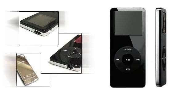 BLACK 4GB MP3, MP4, FM/USB/LCD/ Player FREE Case & S/H