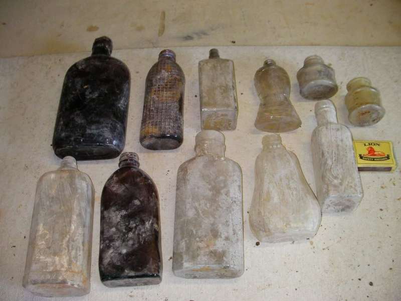 More interesting antique bottles