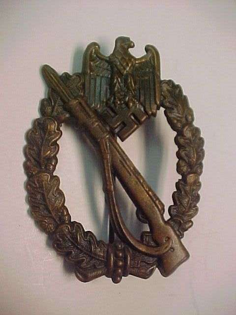 WWII German IAB INFANTRY ASSAULT BADGE R10 NO RESERVE!!