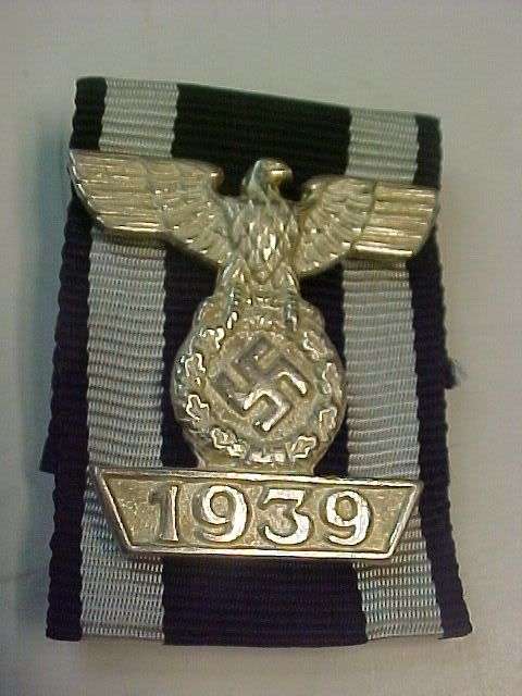 WWII German EK2 IRON CROSS SPANGE R10 NO RESERVE!