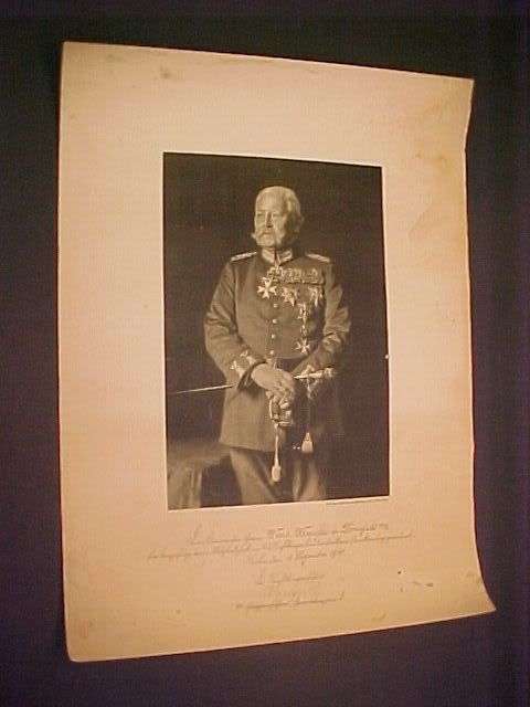 WWII German Award Document HINDENBURG w SS Signature! R10 NO RESERVE!