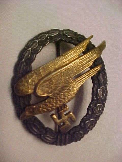 Luftwaffe Paratroopers Badge ASSMANN