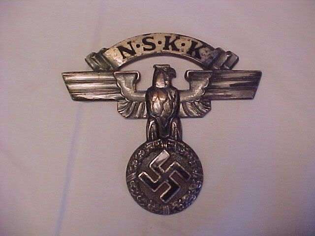 WWII German NSKK Wall Eagle R10 NO RESERVE!