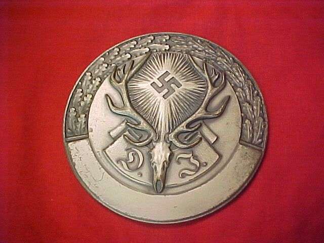 WWII German DJ HUNTING Table Medal R10 NO RESERVE!