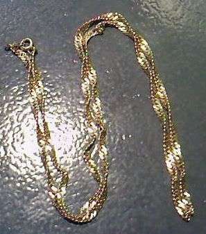 gold plated Twisted Necklace !!!