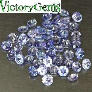 Tanzanite rounds vvs violet blue 1.02ct