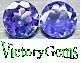 Pair of violet blue Tanzanites-0.20ct