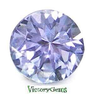 Violet blue tanzanite vvs round 0.17ct
