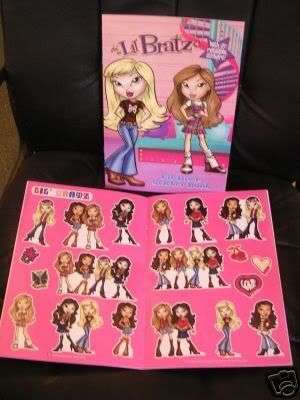 LIL' BRATZ LIL' DIVAS Reusable Sticker Book