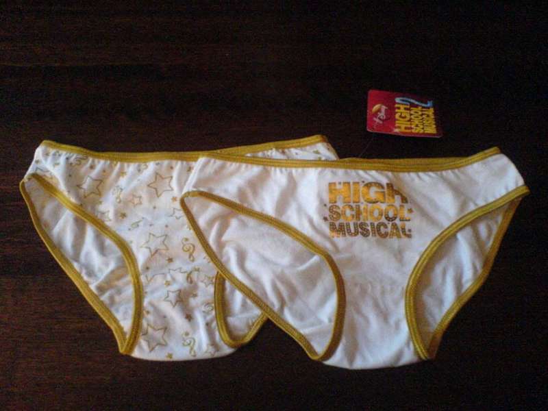 HIGH SCHOOL MUSICAL UNDERWEAR SET SIZE 8/10