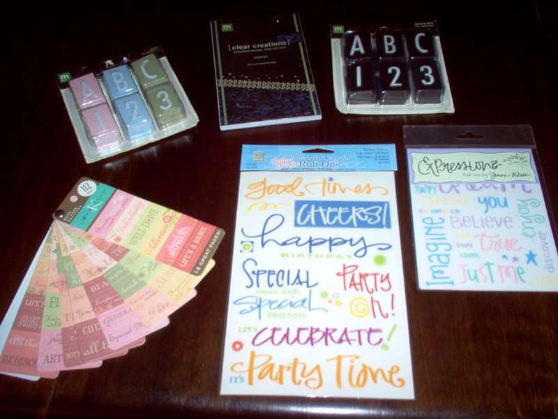 SCRAPBOOKING EMBELLISHMENTS!!!!!!
