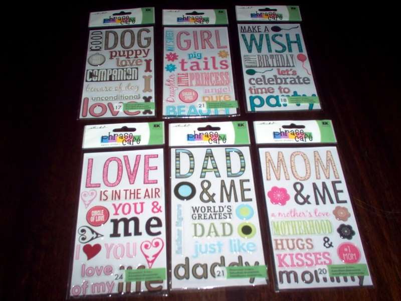 PHRASE CAFE EPOXY STICKERS