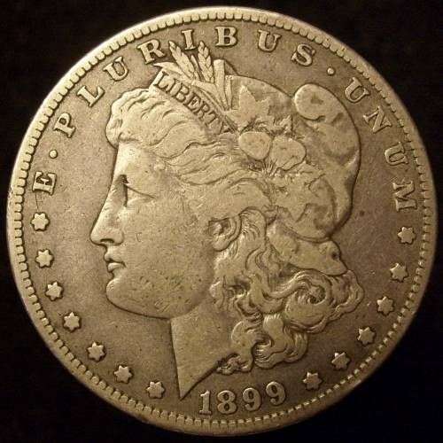1899, morgan, dollar, silver, crown, USA, america, united, states, liberty