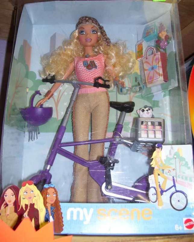 Genuine My Scene Doll with Bicycle