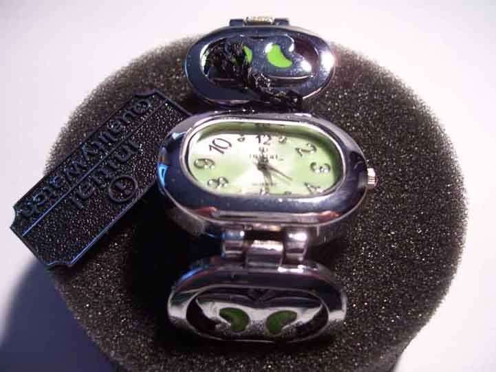 Authentic Initial Ladys  Green Watch  in case  with Gift Bag