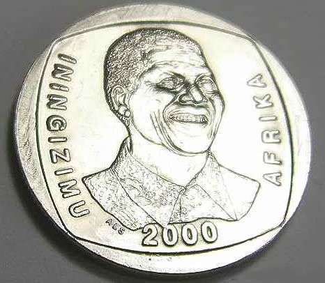 2000 R5 Mandela Coin - Circulated