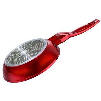 Berlinger Haus  -  30cm Metallic Line Marble Coated Turbo Induction Fry Pan - Burgundy