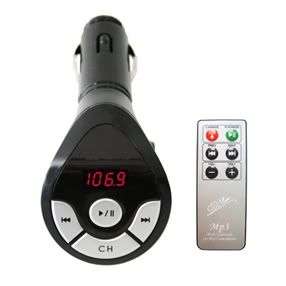 WIRELESS CAR MP3 FM MODULATOR  with SD slot and remote  ***CRAZEEE****
