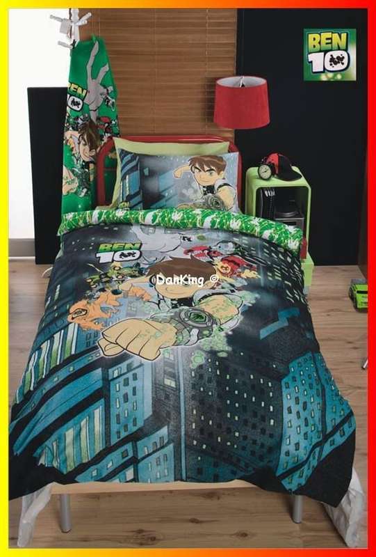 Ben10 Single Duvet Set - Kids Bed Linen (Curtains and all extras can be added)