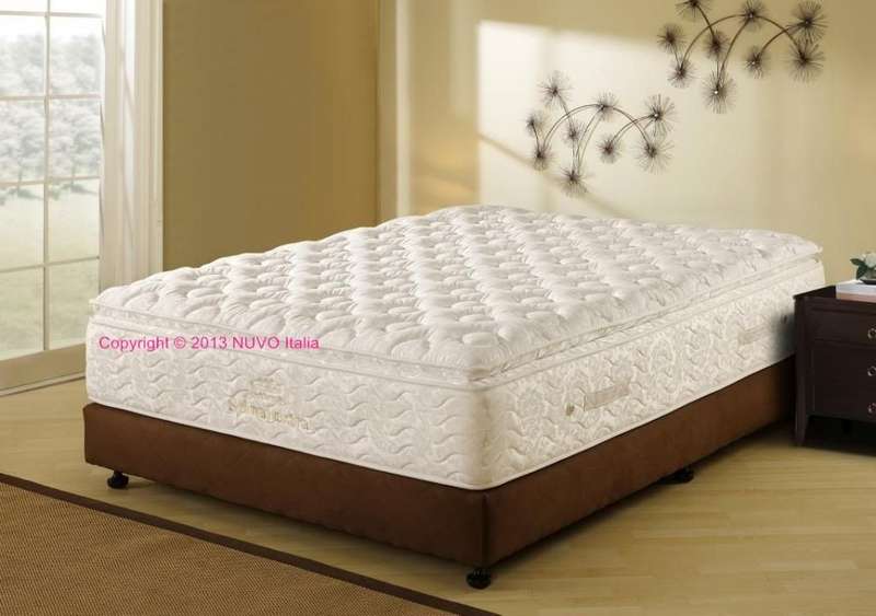 Spinal Extra Pillow Top Memory Foam Mattress with Pocketed Coil Springs