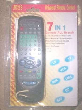 *** 7-IN1 UNIVERSAL REMOTE CONTROL ***