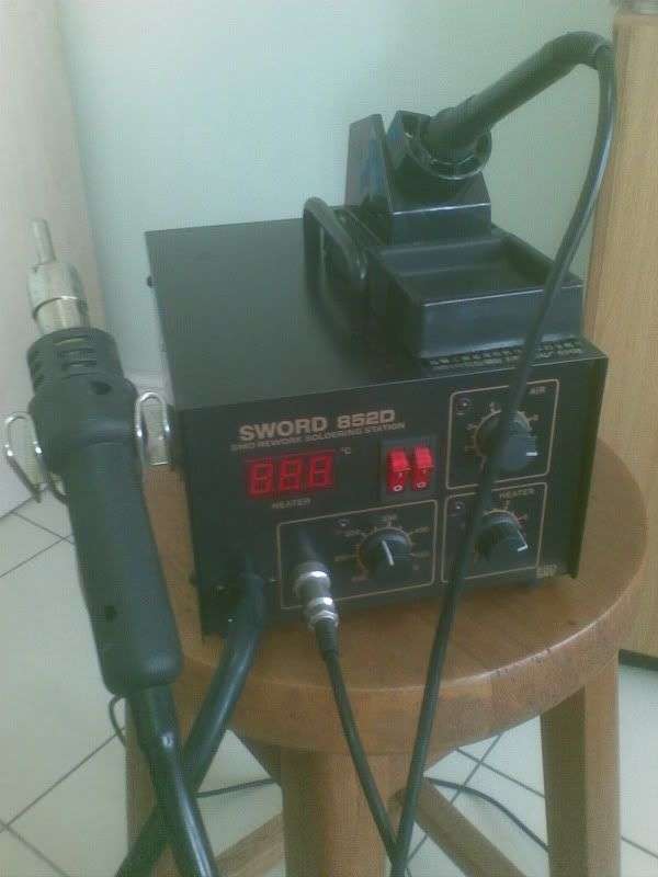 Sword Hot Air Station / Soldering Station 2 in 1 for Cellphone Repairs