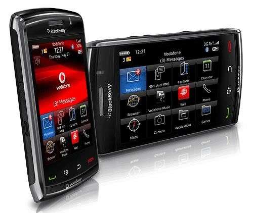 Black Blackberry Storm 9500 Smartphone 